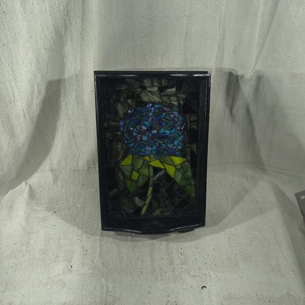 Original Glass Mosaic Artwork " Heartfelt Apology" 9" X 12" By Timothy Designs